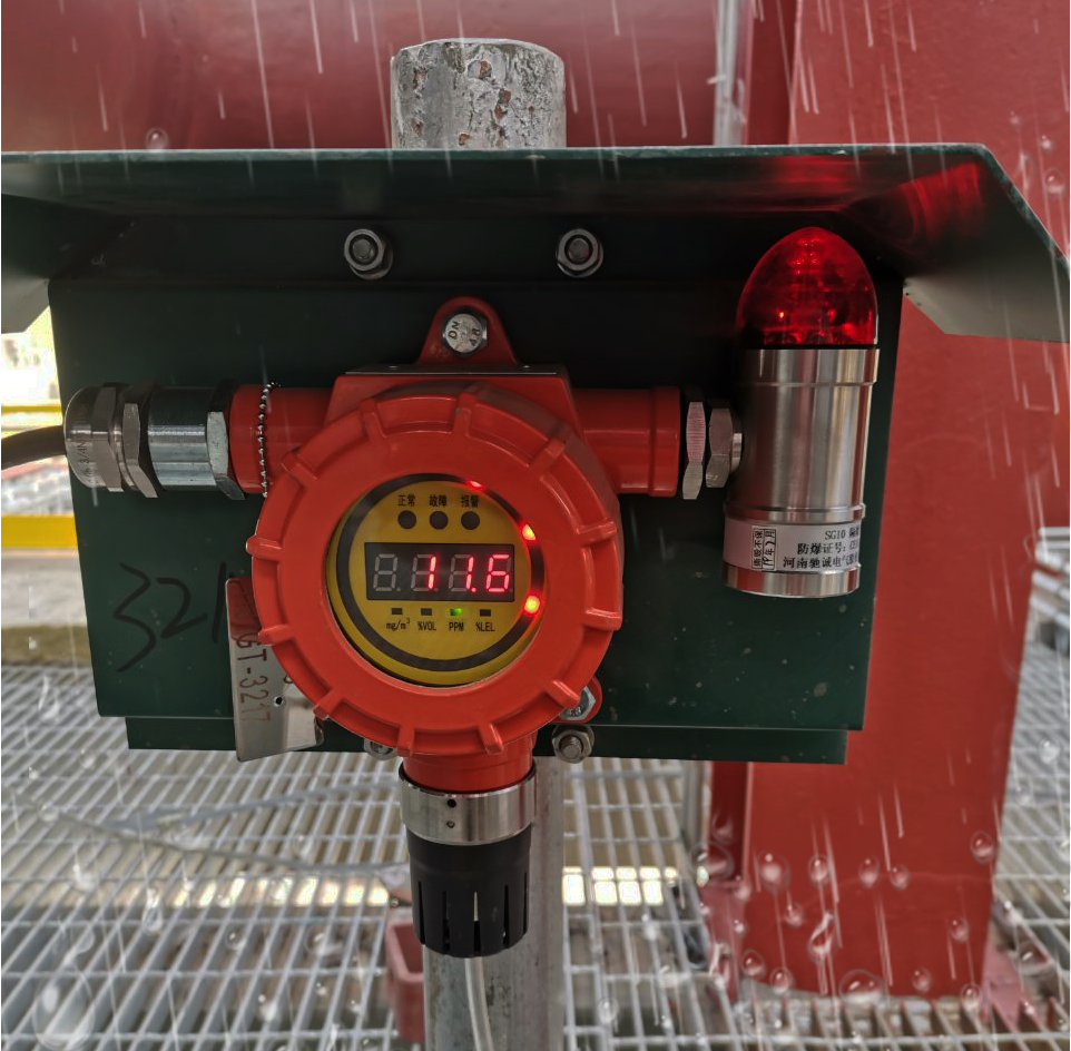 大雨台风天气，如何避免气体报警器进水不影响正常检测？