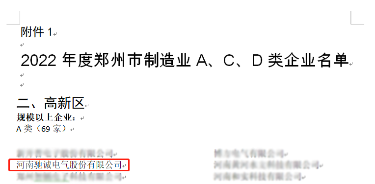 喜报|驰诚闲庄和游戏入选2022年度郑州市“亩均效益”领跑者50强企业