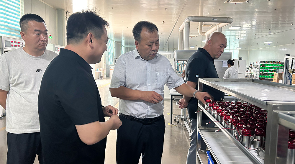 乌海市海南区副区长陈海啸等领导一行莅临驰诚闲庄和游戏考察指导