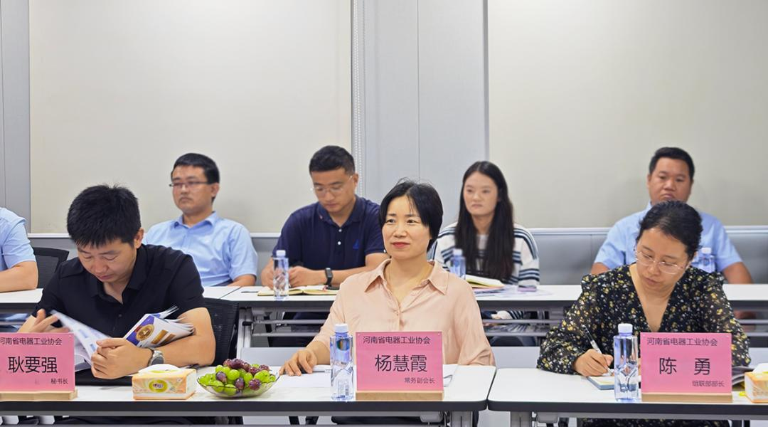 热烈欢迎河南省电器工业协会领导一行莅临驰诚闲庄和游戏考察指导